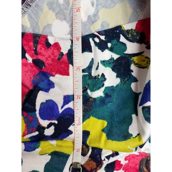 Ann Taylor Petite Womens Floral Shorts Size 8P Multicolor Spring Summer - Picture 3 of 7